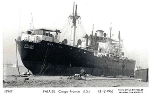 Nautica - Falaise Cargo France 15-12-1963 RPPC  03.29 - Picture 1 of 2