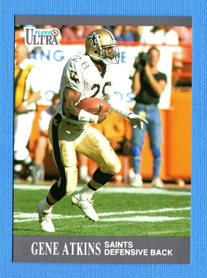 1991 Ultra #205 Gene Atkins New Orleans Saints - Image 1 of 1