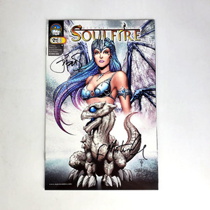 Micheal Turners Soulfire #0 Cover A Volume 2 Aspen Comic Book 2009 Signed
