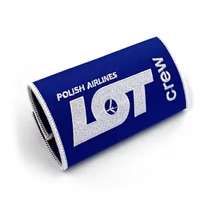 LOT Polish Airlines Crew Luggage Handles Wrap - Foto 1 di 2
