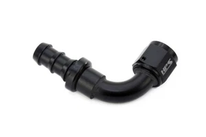 HPS Performance -8 90 Degree Push-On Aluminum AN Hose End, 150-9008 - Picture 1 of 3