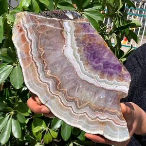 2.6LB Natural agateAmethystsymbiosis Crystal Rough stone specimens cure - Picture 1 of 13
