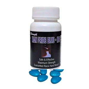 RELIABLE MANPRIDE Blue Male 20 Pillz for Extreme Enhancement for both Sex !!! - Picture 1 of 4