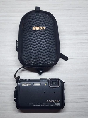 Nikon COOLPIX AW100 16.0MP Digital Camera Blue - Image 1 of 4