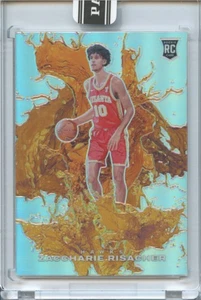 2024 Panini Mojo Fest Zaccharie Risacher Color Blast Silver Prizm RC 10/25 JsyNo - Bild 1 von 2