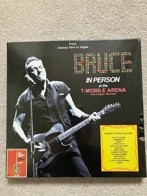 BRUCE SPRINGSTEEN IN PERSON AT THE T-MOBILE ARENA: NUMBERED LTD ED 4LP BOX - NEW - Image 1 of 4