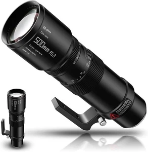 TTartisan 500mm F6.3 Telephoto Mirrorless Lens for Nikon F Camera D7100 D3500 - Picture 1 of 9