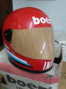 OLDTIMER - MOTORSPORT HELM - BOERI INDY - ROT - 70/80IGER JAHRE - Bild 1 von 1