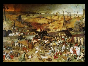 The Triumph of Death Pieter Brueghel the Elder 1562 Painting Poster CANVAS Print - Picture 1 of 2