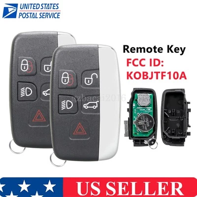 2 For 2012 2013 2014 2015 - 2018 Land Rover Range Rover Evoque Remote Key Fob - Image 1 of 4