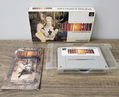 Front Mission (Super Famicom, 1985) Versão Japonesa, Completa, Na Caixa - Imagem 1 de 4