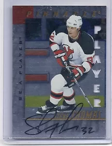 1997-98 BE A PLAYER STEVE THOMAS DIE CUT AUTOGRAPH BAP AUTO 71 DEVILS - Picture 1 of 1