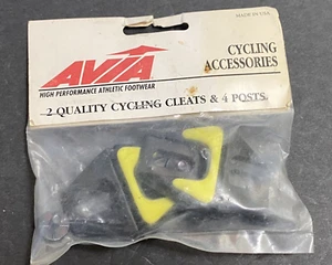Botines de ciclismo Avia vintage y 4 postes nuevos stock antiguo hechos en EE. UU. - Imagen 1 de 2