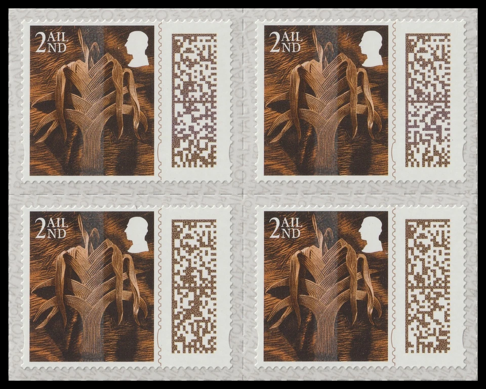 GB Country Definitive Wales Leek 2nd block 4 MNH 2024 - Image 1 of 1
