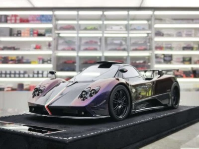 Pagani Zonda Cinque (Chameleon Purple/ Carbon) [Henson & Heaven] 1/18 scale - Image 1 of 4