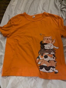 Shein Girls Cat T Shirt Size 9 Years Excellent Condition - Picture 1 of 2
