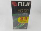 Fuji PRO-120/HQ 120 High-Grade VHS Cassette Tapes 3 pack(2+1 Bonus Pack)