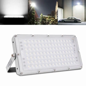 100W Modul LED Fluter Flutlicht Außenstrahler Gartenlampe Scheinwerfer Weiß IP66 - Bild 1 von 10