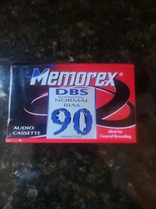 Memorex DBS Normal Bias 90 Minuten Audiokassette für allgemeine Aufnahmen NEU - Bild 1 von 4