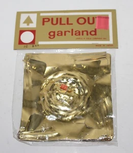 Ghirlanda natalizia estraibile James A. Cole Company vintage made in Japan NOS - Foto 1 di 4
