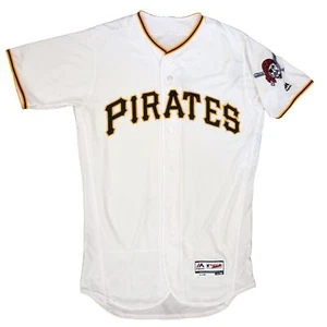 Mens MLB Pittsburgh Pirates Authentic On Field Flex Base Jersey - Home White - Picture 1 of 3