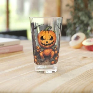 Sinister Scary Kürbis King Halloween Thema Pint Glas, 16 Unzen - Bild 1 von 7
