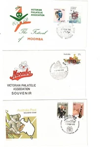 Australia 1978/83 MOOMBA FESTIVAL Covers, cds MOOMBA Vic (3 Covers) - Picture 1 of 1