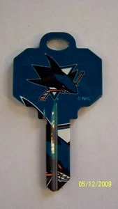 SAN JOSE SHARKS SCHLAGE SC1 HAUS SCHLÜSSELROHLING - Bild 1 von 1