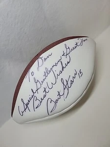 Signed Bart Starr Official NFL Football "To Don A Special Gentleman & Great Fan" - Picture 1 of 4