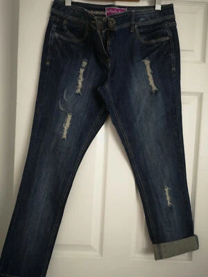 WOMEN TO BE AMAZING EVERYDAY SOFT CHEROKEE  JEANS  TROUSERS  SIZE 14S - Image 1 of 3