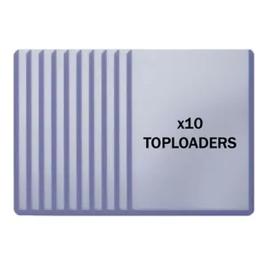 10 x 3"x4" Toploaders • Clear Rigid Card Sleeves - Fresh From Pack - Free P&P - Picture 1 of 3