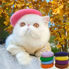 Pet Dogs Cats Wool Cap Beret Mini Decorative Photo Headwear Pet Christmas Hat