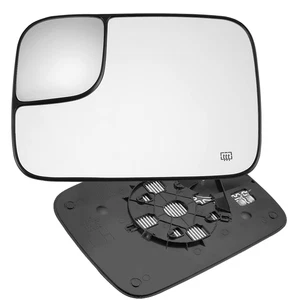 For Dodge Ram 1500 2500 3500 Driver Side Power Heated Towing Mirror Glass 05-09 - Picture 1 of 12