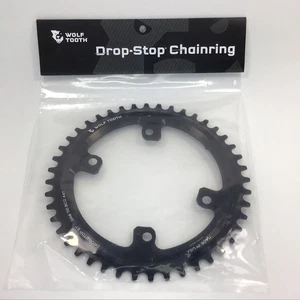Wolf Tooth 110 BCD Asymmetric Kettenblatt 44t schwarz Shimano GRX Drop Stop ST 12S - Bild 1 von 6