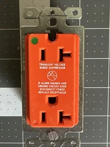 NOS GE 8200-SIG HospitalGrade Surge Receptacle, isolated ground 15A-125V 60HZ - Picture 1 of 6