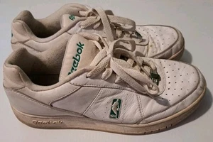 VINTAGE Mens HTF Boston NBA Celtics Basketball Reebok Sneakers SIZE 11 Lace Ups - Picture 1 of 13