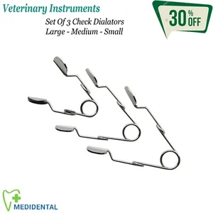 3er Set Veterinärinstrument Kaninchen & Nagetier Wangendilatator Mund Knebel Öffner CE - Bild 1 von 4