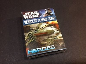 Cartamundi 2011 Star Wars Vehicles Playing Cards Heroes - 1 Deck NEW Unopened
