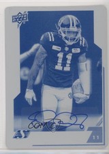 2020 Upper Deck CFL Printing Plate Cyan Auto 1/1 Ed Gainey #79 Auto l5j