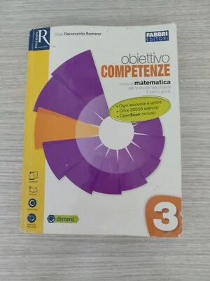 Libro Usato Di Matematica"Obbiettivo Competenze 3"Per Scuole Medie - Immagine 1 di 4