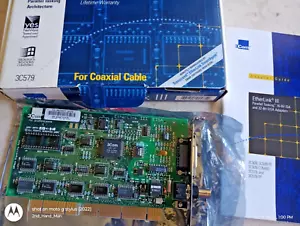 3COM ETHERLINK III 3C579 PARALLEL TASKING 32 BIT EISA COAX NETWORK ADAPTER CARD - Picture 1 of 6