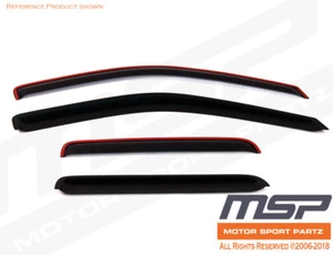 4 piezas visera de canal protectores contra la lluvia Chevy Chevrolet Tahoe 1995 1996 1997 1998 1999 - Imagen 1 de 7