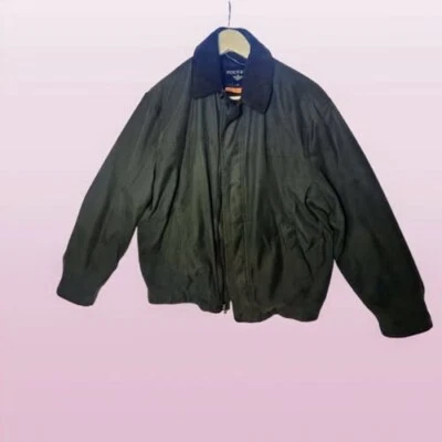 Green Barn Jacket, Brown Lining, Brand Dockers, Size M - Image 1 of 2