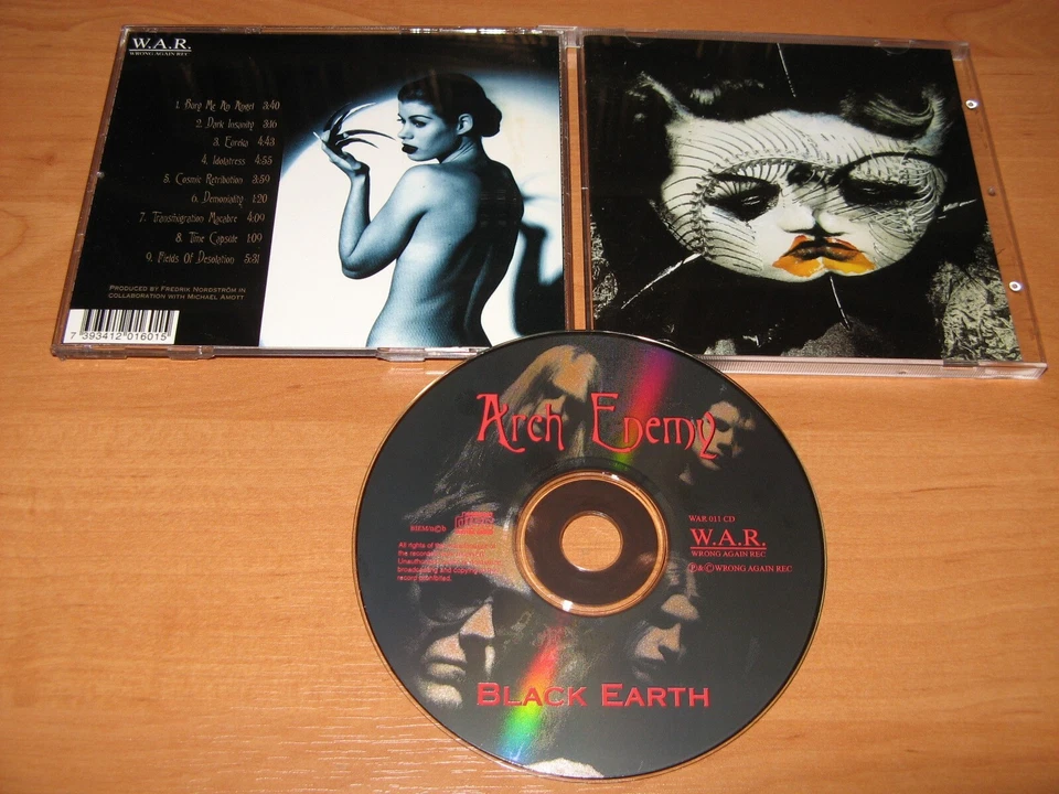 ARCH ENEMY - Black Earth - ORG 1st WRONG AGAIN press RARE OOP - Bild 1 von 1
