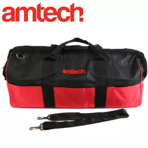 22 Pocket 24" LARGE XL TOOL BAG Hard Base Electrician Technician Builder Roofer - Picture 1 of 5