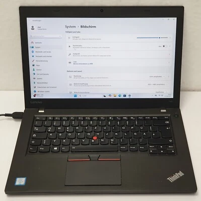 Lenovo T460 ThinkPad i5-6300U 240GB SSD 8GB Notebook Laptop Win.11 14" USB3 HDMI - Bild 1 von 4