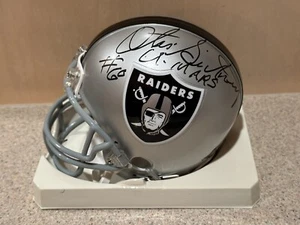 Otis Sistrunk #60 Signed Oakland Raiders NFL Mini Helmet w/ U Mars Inscription - Picture 1 of 9