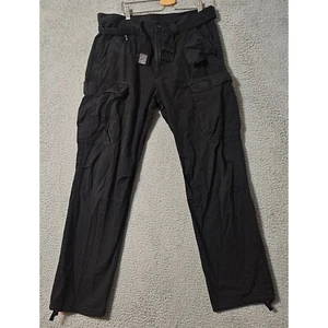 Armani Exchange Pantalone Cargo Militare Tattico Campo Militare Taglia 36x32 Nero - Foto 1 di 11