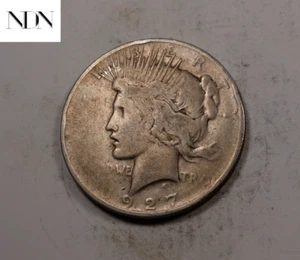 Dólar de la Paz 1927-D - ¡Mejor fecha! - 90% plata #PD145 - Imagen 1 de 3