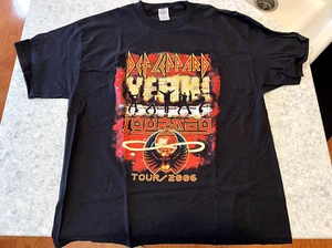 Def Leppard "Yeah!" and Journey 2006 Tour Concert Shirt Vintage XL - Picture 1 of 2